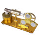 customized golden single cylinder stirling engine model with luminous gyroscope physical experiment customized golden single cylinder stirling engine model with luminous gyroscope physical experiment