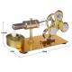customized golden single cylinder stirling engine model with luminous gyroscope physical experiment customized golden single cylinder stirling engine model with luminous gyroscope physical experiment