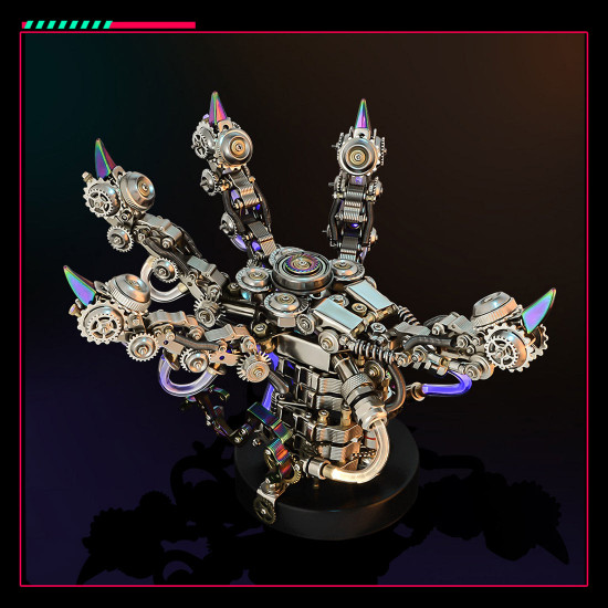 cyberpunk light dragon claw lamp metal model kits for adults 1000+pcs cyberpunk light dragon claw lamp metal model kits for adults 1000+pcs