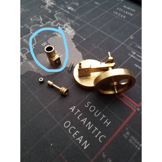 cylinder part for mini hot live steam engine model