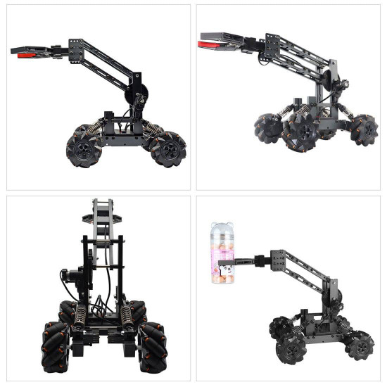 diy 14ch 2.4g alloy remote control robotic arm multifunctional engineering vehicle model kit diy 14ch 2.4g alloy remote control robotic arm multifunctional engineering vehicle model kit
