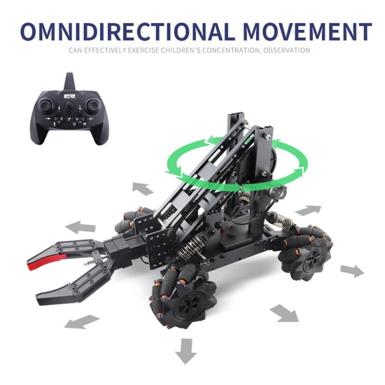 diy 14ch 2.4g alloy remote control robotic arm multifunctional engineering vehicle model kit diy 14ch 2.4g alloy remote control robotic arm multifunctional engineering vehicle model kit