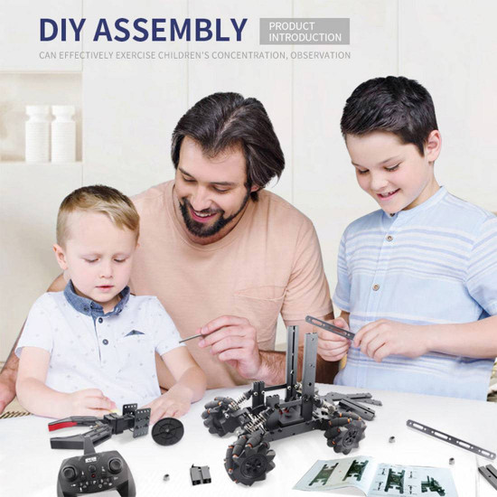 diy 14ch 2.4g alloy remote control robotic arm multifunctional engineering vehicle model kit diy 14ch 2.4g alloy remote control robotic arm multifunctional engineering vehicle model kit