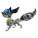 diy 3d metal linglong fox model building kits for adults diy 3d metal linglong fox model building kits for adults