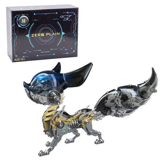 diy 3d metal linglong fox model building kits for adults diy 3d metal linglong fox model building kits for adults