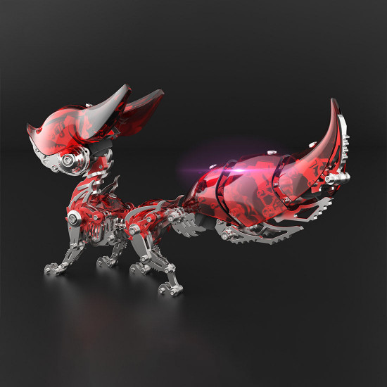 diy 3d metal linglong fox model building kits for adults diy 3d metal linglong fox model building kits for adults