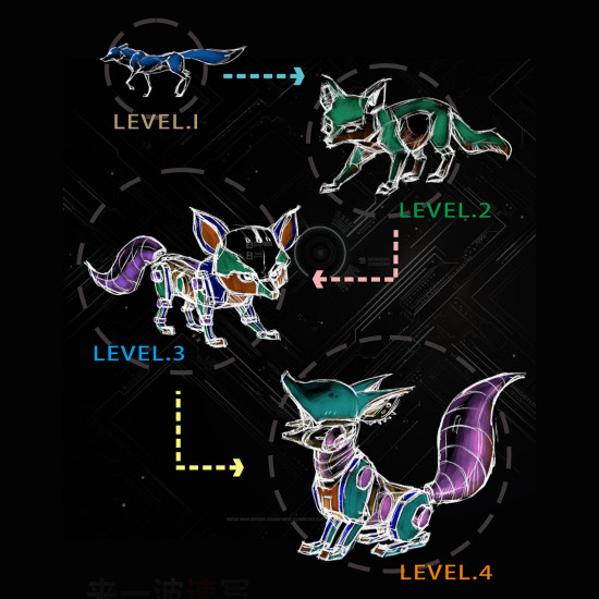 diy 3d metal linglong fox model building kits for adults diy 3d metal linglong fox model building kits for adults