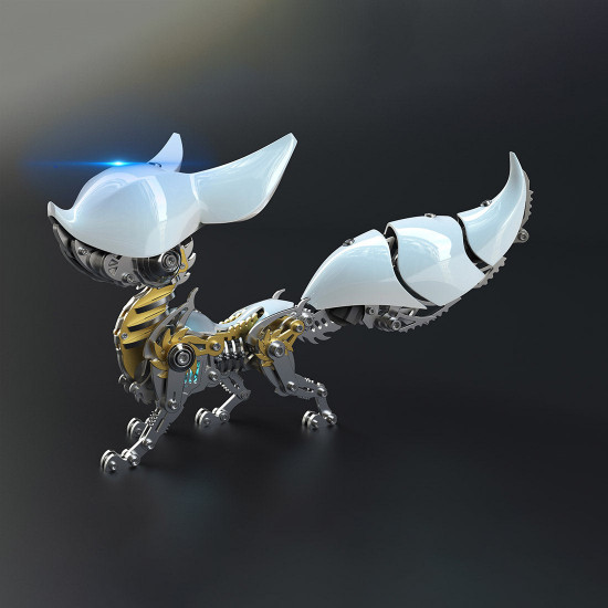 diy 3d metal linglong fox model building kits for adults diy 3d metal linglong fox model building kits for adults