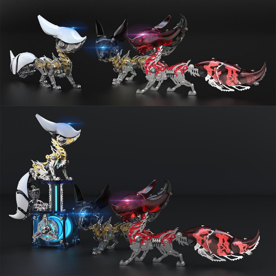diy 3d metal linglong fox model building kits for adults diy 3d metal linglong fox model building kits for adults