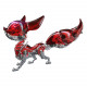 diy 3d metal linglong fox model building kits for adults diy 3d metal linglong fox model building kits for adults
