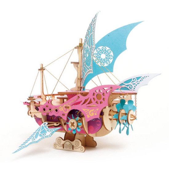 diy arabian spaceship steampunk wooden puzzle toy model 300+pcs diy arabian spaceship steampunk wooden puzzle toy model 300+pcs