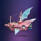 diy arabian spaceship steampunk wooden puzzle toy model 300+pcs diy arabian spaceship steampunk wooden puzzle toy model 300+pcs