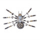 diy assembled building model kit metal clock spider model ornaments home office decor art creative gift diy assembled building model kit metal clock spider model ornaments home office decor art creative gift