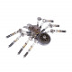 diy assembled building model kit metal clock spider model ornaments home office decor art creative gift diy assembled building model kit metal clock spider model ornaments home office decor art creative gift