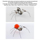 diy handmade electronic 4 spiders kits toys glow light decor - transparent + orange + red + blue diy handmade electronic 4 spiders kits toys glow light decor - transparent + orange + red + blue