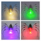 diy handmade electronic 4 spiders kits toys glow light decor - transparent + orange + red + blue diy handmade electronic 4 spiders kits toys glow light decor - transparent + orange + red + blue