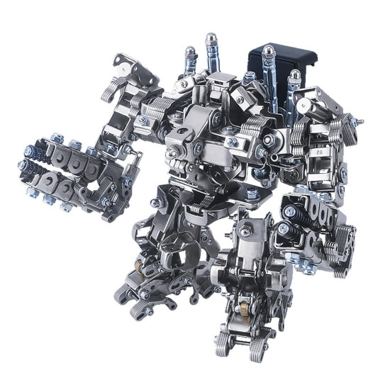 diy metal assembly creative humanoid mecha warrior educational toy gift diy metal assembly creative humanoid mecha warrior educational toy gift