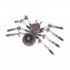 diy metal spider model assembly kit for adults/kids 8+ diy metal spider model assembly kit for adults/kids 8+