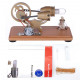 diy γ-shape assembly retro stirling engine kit generator sterling model with led light science educational toy diy γ-shape assembly retro stirling engine kit generator sterling model with led light science educational toy