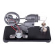 diy γ-shape assembly retro stirling engine kit generator sterling model with led light science educational toy diy γ-shape assembly retro stirling engine kit generator sterling model with led light science educational toy