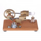 diy γ-shape assembly retro stirling engine kit generator sterling model with led light science educational toy diy γ-shape assembly retro stirling engine kit generator sterling model with led light science educational toy