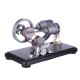 diy γ-shape assembly retro stirling engine kit generator sterling model with led light science educational toy diy γ-shape assembly retro stirling engine kit generator sterling model with led light science educational toy