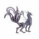 diy stainless steel 3d large nine-tailed fox model kit assembly crafts diy stainless steel 3d large nine-tailed fox model kit assembly crafts