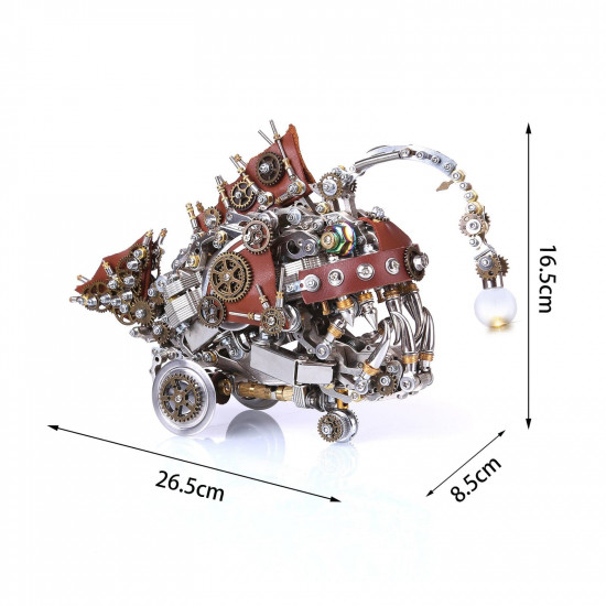diy steampunk style metal anglerfish model kits 1000pcs+ diy steampunk style metal anglerfish model kits 1000pcs+