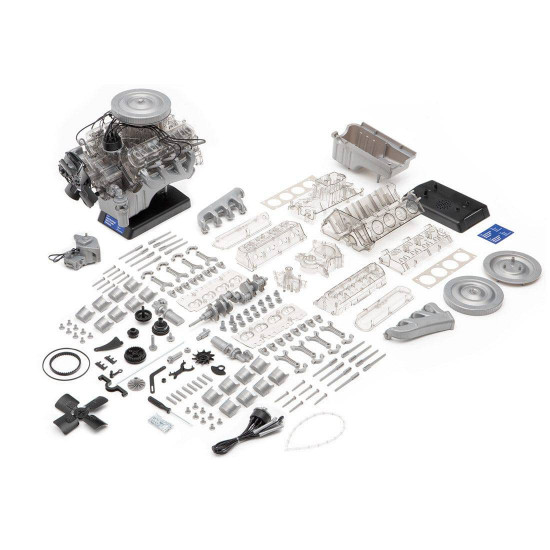 diy v8 engine model assembly visual motor model car ford mustang mini simulation transparent Kit diy v8 engine model assembly visual motor model car ford mustang mini simulation transparent Kit