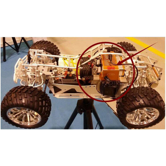 double-cylinder 60cc inline gasoline engine for 1/5 rc car hpi baja losi 5t double-cylinder 60cc inline gasoline engine for 1/5 rc car hpi baja losi 5t