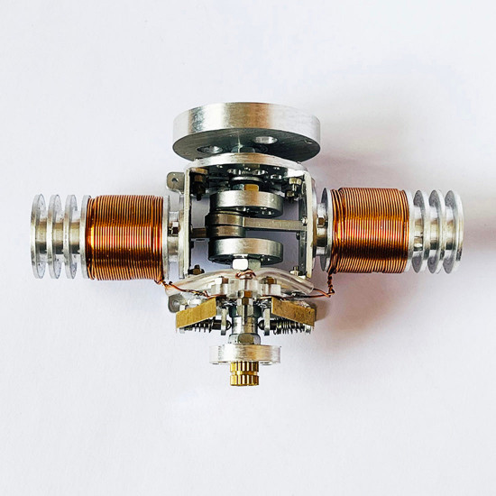 double cylinder electric flat-twin solenoid engine electromagnetic motor double cylinder electric flat-twin solenoid engine electromagnetic motor