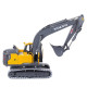 e111-003 1/14 2.4g remote control hydraulic excavator engineering construction vehicle model toy - rtr version yellow e111-003 1/14 2.4g remote control hydraulic excavator engineering construction vehicle model toy - rtr version yellow