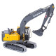 e111-003 1/14 2.4g remote control hydraulic excavator engineering construction vehicle model toy - rtr version yellow e111-003 1/14 2.4g remote control hydraulic excavator engineering construction vehicle model toy - rtr version yellow