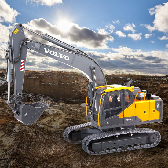 e111-003 1/14 2.4g remote control hydraulic excavator engineering construction vehicle model toy - rtr version yellow e111-003 1/14 2.4g remote control hydraulic excavator engineering construction vehicle model toy - rtr version yellow