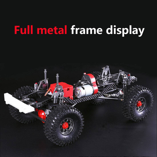 enjomor 1/10 metal rc car frame 4wd off-road climbing car without car shell enjomor 1/10 metal rc car frame 4wd off-road climbing car without car shell