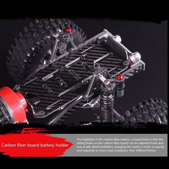 enjomor 1/10 metal rc car frame 4wd off-road climbing car without car shell enjomor 1/10 metal rc car frame 4wd off-road climbing car without car shell