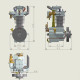 enjomor 10cc flathead engine single cylinder 4 stroke l head sidevalve engine water-cooled gasoline engine internal combustion engine enjomor 10cc flathead engine single cylinder 4 stroke l head sidevalve engine water-cooled gasoline engine internal combustion engine