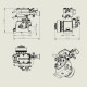 enjomor 10cc flathead engine single cylinder 4 stroke l head sidevalve engine water-cooled gasoline engine internal combustion engine enjomor 10cc flathead engine single cylinder 4 stroke l head sidevalve engine water-cooled gasoline engine internal combustion engine