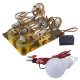 enjomor 4 cylinder hot air stirling engine generator with bulb & voltmeter enjomor 4 cylinder hot air stirling engine generator with bulb & voltmeter