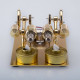 enjomor 4 cylinder hot air stirling engine generator with bulb & voltmeter enjomor 4 cylinder hot air stirling engine generator with bulb & voltmeter