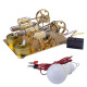 enjomor 4 cylinder hot air stirling engine generator with bulb & voltmeter enjomor 4 cylinder hot air stirling engine generator with bulb & voltmeter
