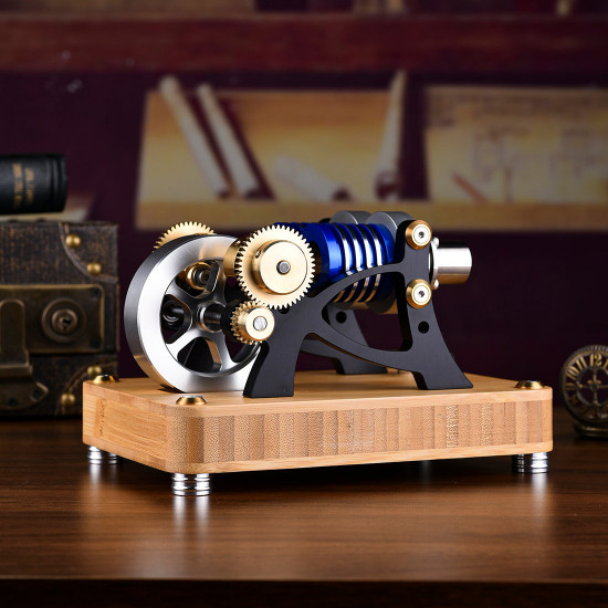 enjomor alpha type stirling engine twin-cylinder twin-piston ec engine model enjomor alpha type stirling engine twin-cylinder twin-piston ec engine model