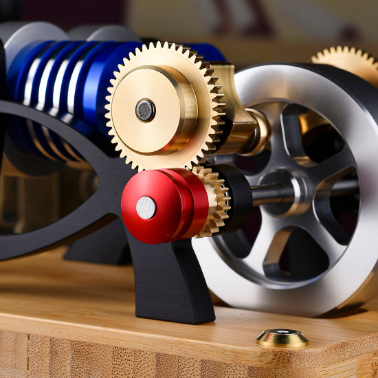 enjomor alpha type stirling engine twin-cylinder twin-piston ec engine model enjomor alpha type stirling engine twin-cylinder twin-piston ec engine model