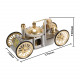 enjomor antique live steam-powered car model golden christmas enjomor antique live steam-powered car model golden christmas