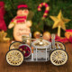 enjomor antique live steam-powered car model golden christmas enjomor antique live steam-powered car model golden christmas
