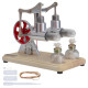 enjomor balance two cylinder stirling engine with led light bulb enjomor balance two cylinder stirling engine with led light bulb