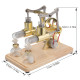 enjomor balance two cylinder stirling engine with led light bulb enjomor balance two cylinder stirling engine with led light bulb