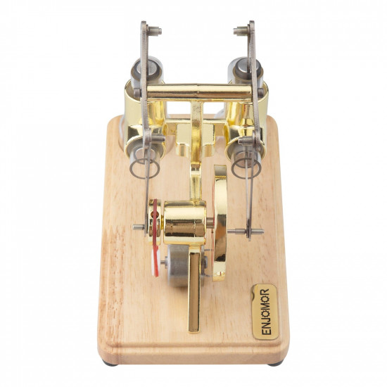 enjomor balance two cylinder stirling engine with led light bulb enjomor balance two cylinder stirling engine with led light bulb