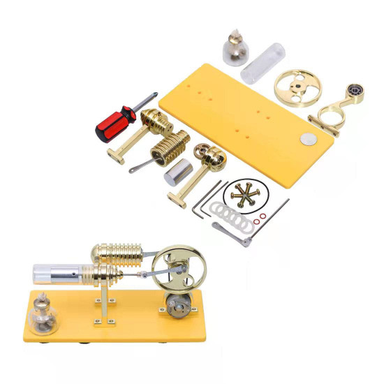 enjomor diy your gamma led sterling engine generator model kit enjomor diy your gamma led sterling engine generator model kit