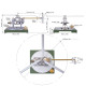 enjomor gamma hot air stirling engine helicopter with base diy model kit stem enjomor gamma hot air stirling engine helicopter with base diy model kit stem